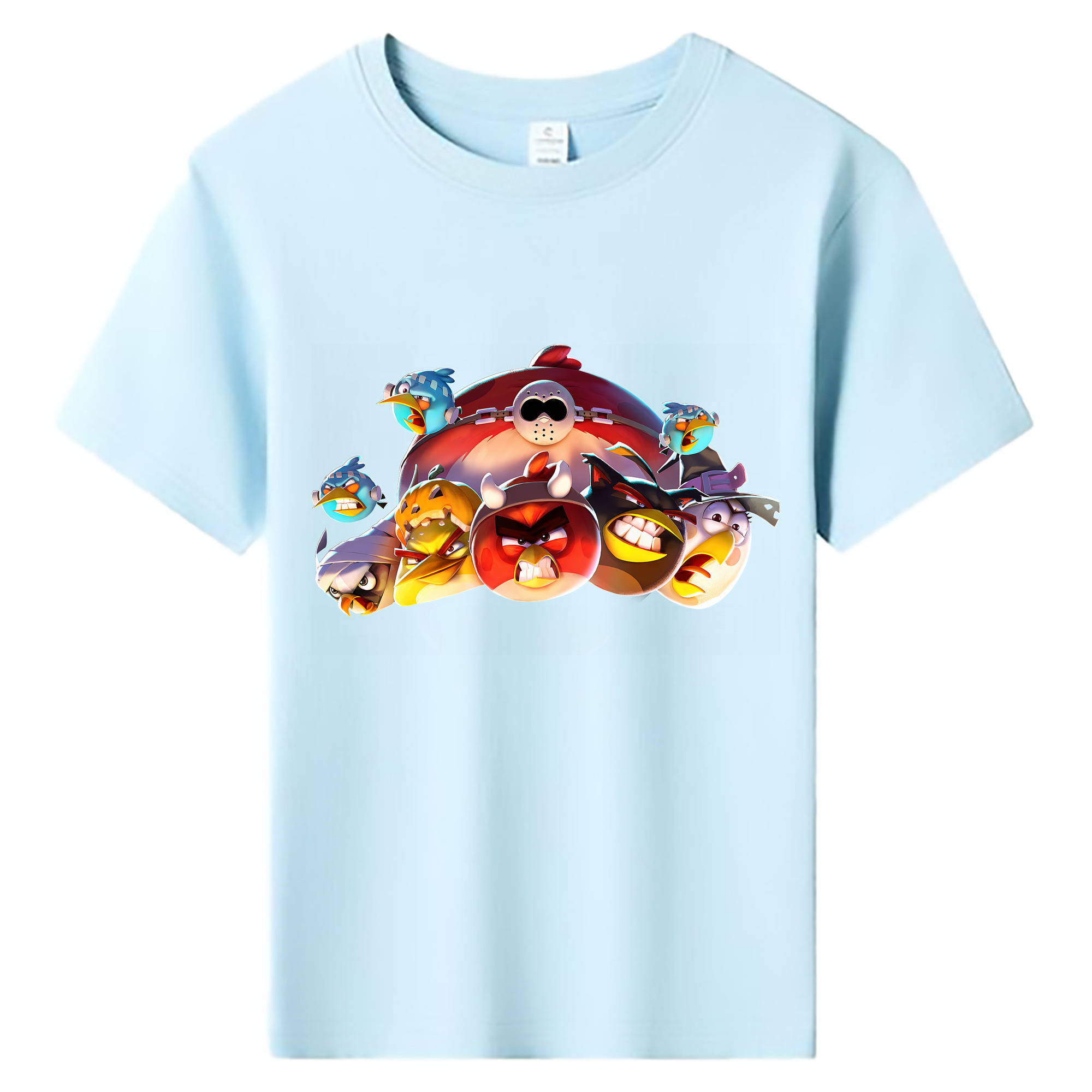 （画像用） Angry Birds アングリーバード 綿100％キッズTシャツ（フロントプリント）